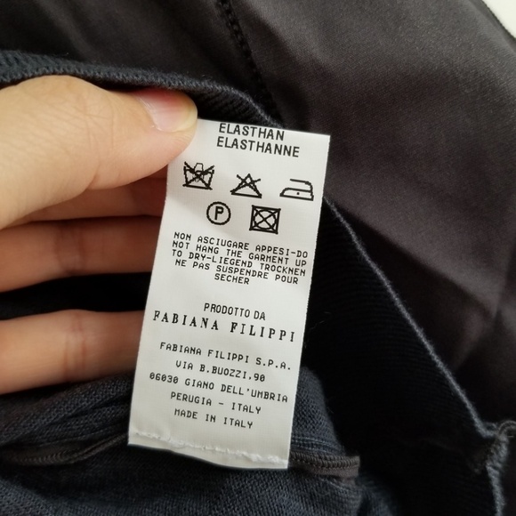 FABIANA FILIPPI Batwing Cashmere Silk Sweater Gray - Picture 8 of 8